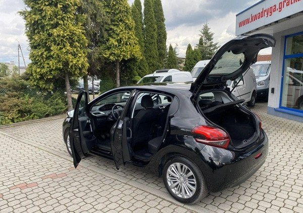 Peugeot 208 cena 35900 przebieg: 123000, rok produkcji 2017 z Dobczyce małe 562